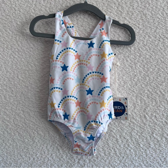 Bird & Bean Other - Bird & Bean NWT Infant One Piece Star Bathing Swim Suit Size 6-12 Months‎